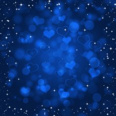 Abstract Blue Holiday Background