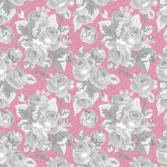 Seamless pattern with vintage roses N5
