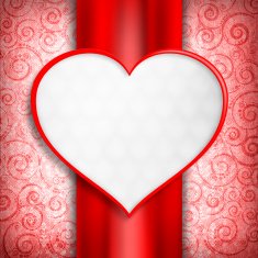 Happy Valentine's Day - card template