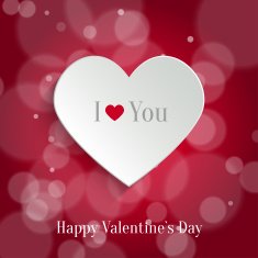 Speech bubble Valentine's day backround N2