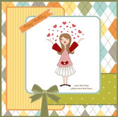 pretty girl in love N14