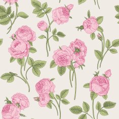 Vintage vector seamless pattern N10