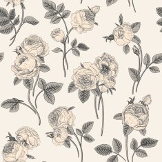 Vintage vector seamless pattern N11