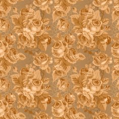 Seamless pattern with vintage roses N6