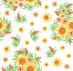 Seamless Abstract Floral background N4