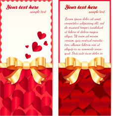 Valentines day greeting cards templates