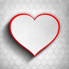 Happy Valentine's - greeting card template