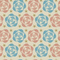Seamless floral vintage texture