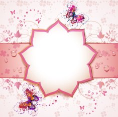 Background with butterflies N8