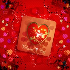 Valentine's day card N184