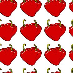 pepper heart seamless vector