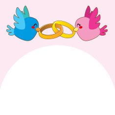 Pink Bird Engagement Rings