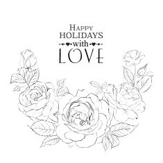 Hand drawn Roses N8