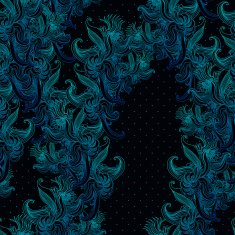 Seamless vintage background baroque pattern