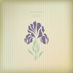 Beautiful ornament for greeting card vector N2