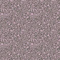 Seamless pattern with silhouette of small flowers