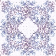 Seamless vintage background baroque pattern N9