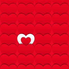 Seamless love pattern of hearts N2