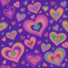 Pattern of hearts N9