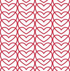 Seamless love pattern of hearts N3