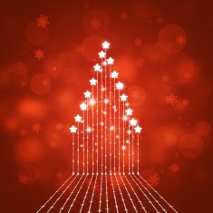Xmas Holiday Star Tree