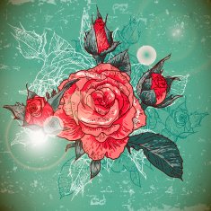 Rose background N13