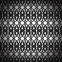 Black Silhoutte Forged Pattern