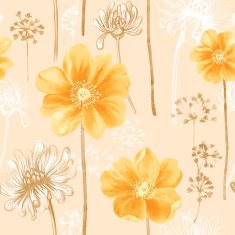Vivid repeating floral N22