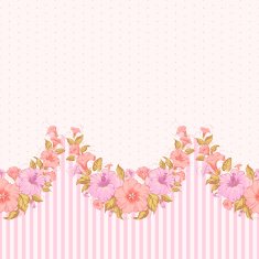 Color flower seamless pattern