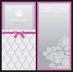 Vertical stylish elegant invitations