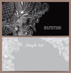 Horizontal luxury invitation N4
