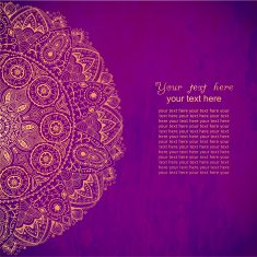 Vintage invitation card on grunge background N6