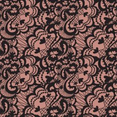 Lace seamless pattern with flowers N256