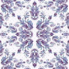 Seamless vintage background baroque pattern N14