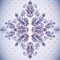 Seamless vintage background baroque pattern N15