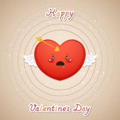 Valentines day Heart and Target