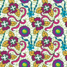 Seamless fresh vector pattern N6