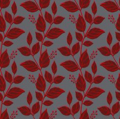Seamless pattern with decorative leaves N2