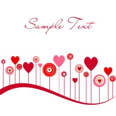 Cute vector valentine background N3