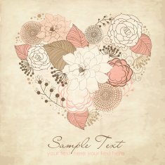 Floral heart N51