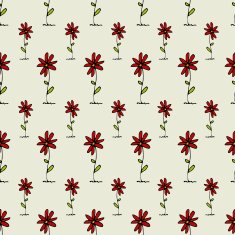 vector seamless colorful flowers wallpaper