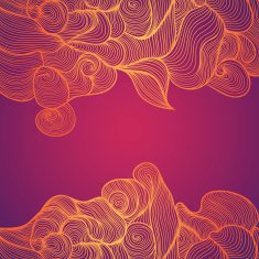 Abstract invitation card N10