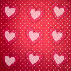 Love background with hearts N4