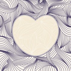 lovely heart frame