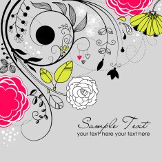Flower doodle N487