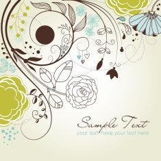 Flower doodle N489