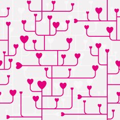 Seamless heart pattern N25