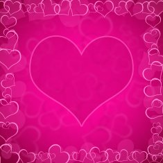 pink valentine's background with hearts N2