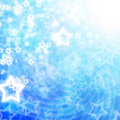 glowing stars on blue background N2