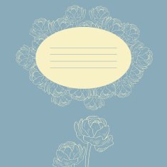 Floral card N33